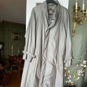 ERES Belseta Men's Gray Trench Coat Size 46